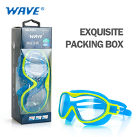 Masque de plongée pour enfants Wave, professionnel, étanche, anti-buée, grand cadre