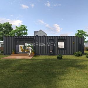 Maisons préfabriquées modernes 2025 de 20 pieds et 40 pieds, résistantes aux ouragans, faciles à assembler, fabriquées en acier et en panneaux sandwich pour hôtels, vente en gros - Product Image 2