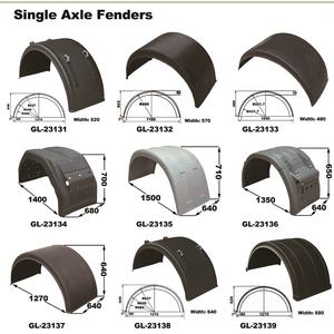บังโคลนรถเทรลเลอร์รถเทรลเลอร์แบบล้อเหล็กสองล้อด้านหลัง GL Volvo อุปกรณ์เสริมรถบรรทุก Volvo อะไหล่ของรถบรรทุก <span class=keywords><strong>VNL</strong></span> <span class=keywords><strong>2020</strong></span> No. CN; Zhe - Product Image 5