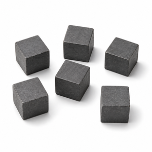 Cubo <span class=keywords><strong>de</strong></span> Shungita Natural Pulido, Piedra Negra, Mineral <span class=keywords><strong>de</strong></span> Carbono, Decoración Feng Shui para el Hogar, Coleccionable - Product Image 1