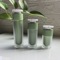 Emballage de luxe vide et unique pour flacon pompe airless de crème cosmétique 15ml 30ml 50ml