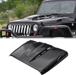 Nouveau capot de moteur en acier Avenger pour Jeep Wrangler JK 2007-2017 et protection de capot avec vis - Noir - Product Image 1