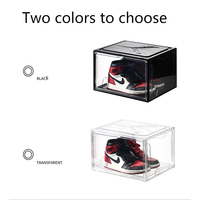Stockage de boîte à chaussures en acrylique transparent pour hommes en gros | Boîte de présentation transparente empilable pour organisateur de chaussures pour magasin de placard