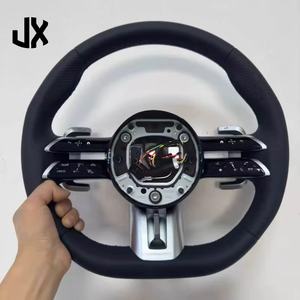 พวงมาลัยรถยนต์สำหรับ <span class=keywords><strong>Mercedes</strong></span> Benz <span class=keywords><strong>AMG</strong></span> W222 G63 W212 W213 W205 W211 W204 W221 GLE CLA CLS SL500พวงมาลัยหนัง ML2600 - Product Image 6