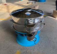 Tamis vibrant rotatif en acier inoxydable pour le tamisage des poudres de céréales et la séparation des impuretés, tamis vibrant circulaire de qualité alimentaire