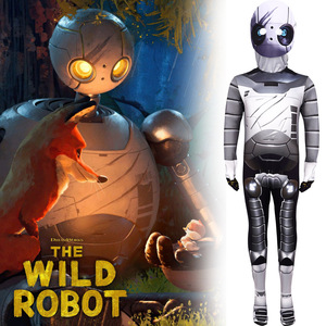 The Wild <b>Robot</b> Cosplay Costume Full Body Suit Sublimation Print Polyester Anime Role Play Spring 2025 - Product Image 1