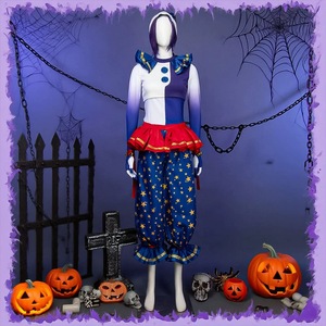 Traje de Cosplay de Payaso Echo con Estampado de Spandex para Disfraz de Halloween, Conjunto Completo con Pantalones - Product Image 3