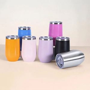 Vente en gros de gobelets à vin en acier inoxydable 304 de 16 oz, à double paroi, isolés sous vide, avec logo personnalisé pour les mariages, les événements, les bars, les cadeaux - Product Image 2