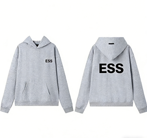 Sudadera con Capucha Extra Grande para Hombre, Diseño Personalizado <span class=keywords><strong>ESSA</strong></span>, Marca de Algodón, Bordado R, Sudadera Lisa para Hombre - Product Image 4