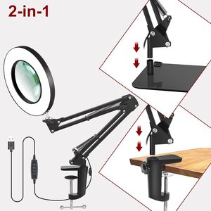 Lampe <span class=keywords><strong>de</strong></span> bureau loupe à lentille en verre 10X à intensité variable en 3 modes <span class=keywords><strong>de</strong></span> couleur, best-seller sur <span class=keywords><strong>Amazon</strong></span>, pour travaux manuels, <span class=keywords><strong>lecture</strong></span> et travaux <span class=keywords><strong>de</strong></span> précision - Product Image 3