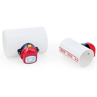220V 12V PVC plastique électrique amortisseur clapet anti-retour contrôleur de ventilation de Volume d'air pour tuyau de Ventilation
