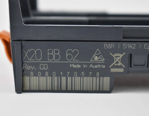 B&R X20 BB 62 / X20BB62 โมดูลบัสคอนโทรลเลอร์ฐานซีพียูขนาดกะทัดรัด - Product Image 4