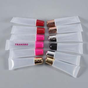 Tube de gloss à lèvres miniature en plastique recyclé, tube en PE pour baume à lèvres, contenants de gloss à lèvres, mini tube souple - Product Image 3