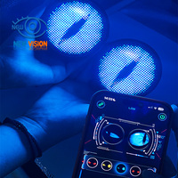 Phares de moto à défilement animé Angel Eyes Rgb Phare de moto Eagle Eye Dragon Eyes Phares à LED pour motos
