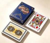Nouvelles cartes de poker personnalisées de qualité supérieure, impression et fabrication de jeux de cartes en plastique double face sur mesure