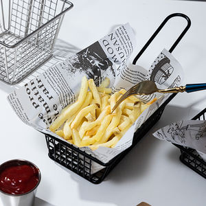 Feuilles carrées de papier alimentaire résistant à l'huile pour la cuisson, la préparation culinaire et le service des aliments - Product Image 6