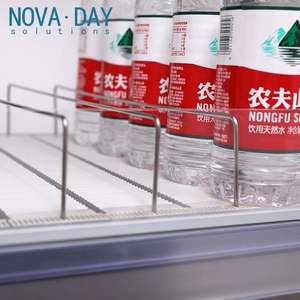 Novaday détail <span class=keywords><strong>étagère</strong></span> rouleau piste en bouteille boisson poussoir <span class=keywords><strong>étagère</strong></span> rouleau système <span class=keywords><strong>de</strong></span> piste pour supermarché <span class=keywords><strong>étagère</strong></span> - Product Image 2