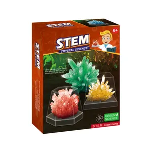 Nouvelle arrivée bricolage cristal plantation science kit créatif drôle cristal croissant science expérience kit pour les enfants