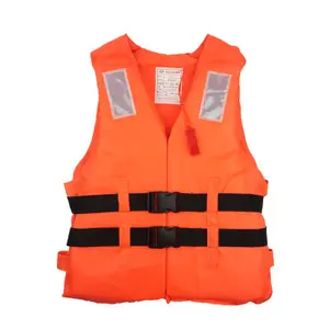 High quality life vest Thicken Oxford life jacket double-breasted Marine working buoyancy vest for adult