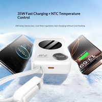 Batterie externe certifiée 3C, batterie lithium-ion ultra-grande capacité 20000mAh, kit de charge sans batterie (étui + carte mère)