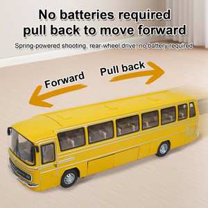 Modèle de <span class=keywords><strong>Bus</strong></span> Mercedes-Benz en Alliage Moulé sous Pression 1:32 avec Sons et Lumières, Portes Ouvrantes, Jouet de Collection pour Garçon - Product Image 4