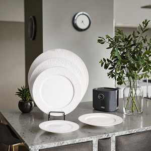 Luxueuze, hoogwaardige, milieuvriendelijke porseleinen bord in klassieke stijl, rond en plat, geschikt als relatiegeschenk - Product Image 2