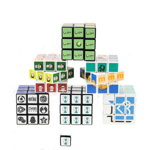 Cubo de Rubik Personalizable para Niños 3x3, Set para Principiantes 2x2 4x4, Juguete Estimulante para el Cerebro, para Edades de 8 a 13 Años, Unisex - Product Image 1