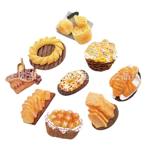 Cibo di simulazione Yijia, pane per la colazione Ultra realistico, latte, tè pomeridiano, pentola, decorazione della cucina, rif tridimensionale - Product Image 1