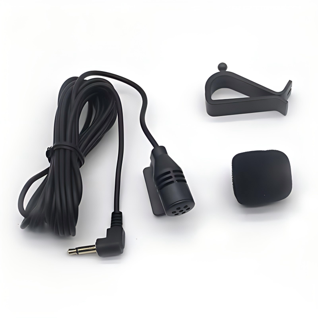 3m Professionals Car Audio Microphone 3.5mm Jack Plug Mic Mono Mini Wired External Microphone for PC Auto Car DVD Radio