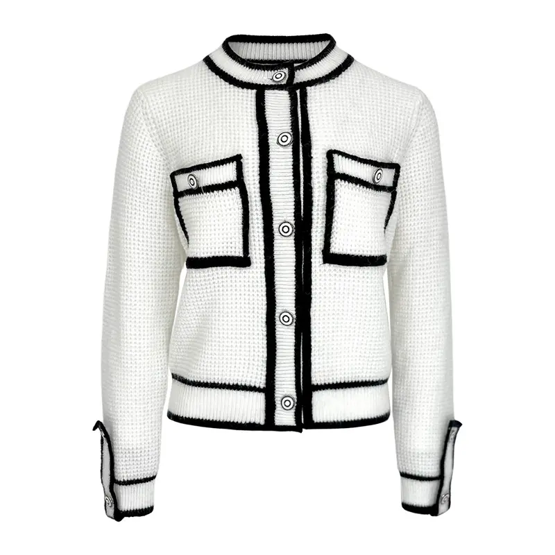 Autumn/Spring 2023 the newest styles Fashion Anti-wrinkle Ladies Knitted Cotton Designer Women Cardigan Sweater Coat