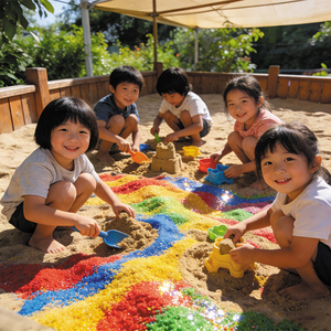Sabbia Colorata Sinterizzata di Tendenza, Vari <span class=keywords><strong>Colori</strong></span> per <span class=keywords><strong>Pittura</strong></span> con Sabbia per Bambini, Clessidre, Decorazioni da Spiaggia - Product Image 4