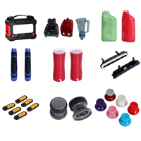 Lavorazione Personalizzata OEM ODM, Stampaggio a Iniezione Bicolore TPE, Componenti in Plastica per Iniezione Secondaria