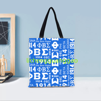 Sac en toile Gamma Phi Delta Sorority pour femmes, sac de rangement réutilisable, sac à main de shopping, sac à bandoulière pour voyage, usage quotidien