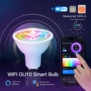 Hot Sản phẩm bán chạy <span class=keywords><strong>2025</strong></span> Sản phẩm mới wifi nhà thông minh chiếu sáng GU10 <span class=keywords><strong>LED</strong></span> bóng đèn hẹn giờ điều khiển tuya điều khiển cuộc sống thông minh bóng đèn thông minh - Product Image 2