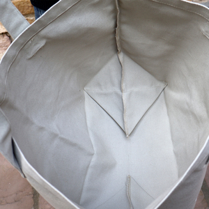 Sac fourre-tout en toile de coton écologique - Achetez un sac fourre-tout promotionnel personnalisé avec impression, sac de shopping en toile <span class=keywords><strong>vierge</strong></span> pour femmes - Product Image 2