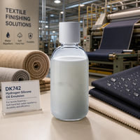 Dakai DK742 Émulsion d'huile de silicone hydrogénée 40%-60% de teneur active Agent de lubrification et d'assouplissement pour caoutchouc et plastique, imperméabilisant pour pneus