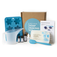 Weddells bricolage Art artisanat Silicone moules savon faisant des fournitures trousse à outils enfants ensemble
