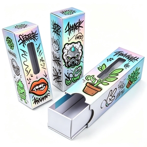 Factory Custom Cartridge Box Child Resistant Sliding Drawer Packaging for 5g Va Disposable Box with EVA Insert - Product Image 4
