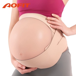 Aofit Bande de soutien abdominale respirante et réglable en nylon pour la grossesse, soulagement des douleurs lombaires et de la maternité - Product Image 1