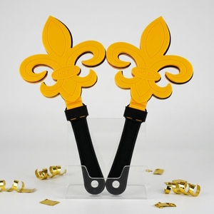 HLC Mini Clapper Personalizzato per Mardi Gras con Logo FDL & Comedy, 11 Pollici, Gadget per Feste di Carnevale, Articoli per Parate, Regalo - Product Image 5