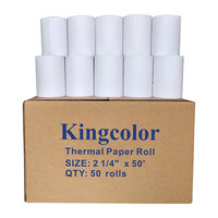 Rouleaux de papier thermique de haute qualité 57mm X 40mm 55g-Parfait pour les petites imprimantes et les reçus