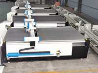 Cortadora CNC de superficie plana automática, cortadora de cuchillos vibratoria Digital, servocontrolador, componente de Motor clave, corte de tela oscilante