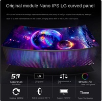 Nouveau moniteur incurvé vert armée de 40 pouces, Hairtail 5K120Hz IPS, utilisation professionnelle, bureau, jeu, compétition, directement de l'usine, garantie d'un an