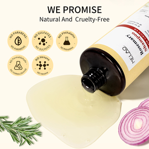 Champú y Acondicionador Naturales Veganos <span class=keywords><strong>de</strong></span> Cebolla, Romero y <span class=keywords><strong>Biotina</strong></span> <span class=keywords><strong>de</strong></span> Marca Privada, Champú <span class=keywords><strong>de</strong></span> Cebolla Sin Sulfatos <span class=keywords><strong>para</strong></span> el Crecimiento <span class=keywords><strong>del</strong></span> <span class=keywords><strong>Cabello</strong></span> - Product Image 5