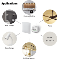 Vente directe d'usine interrupteur d'énergie cinétique sans fil sans batterie RF433 émetteur récepteur interrupteur de lumière système de maison intelligente à distance