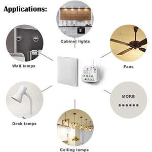 Nhà Máy bán hàng trực tiếp pin miễn phí không dây động năng chuyển đổi RF433 Transmitter Receiver chuyển đổi ánh sáng từ xa hệ thống nhà thông minh - Product Image 3