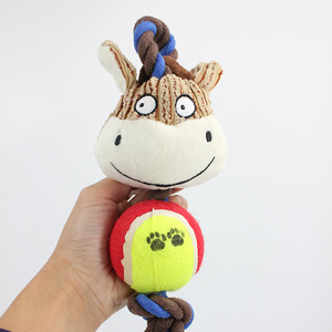 Knoop Pluche Huisdier Speelgoed Kauw Speelgoed voor Honden Interactieve Training Speelgoed voor Katten Honden - Product Image 4