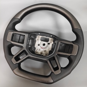 Cadre de volant en fibre de carbone complet avec plaque de garniture pour Land Rover Defender 90 110 130 L663 - Product Image 2