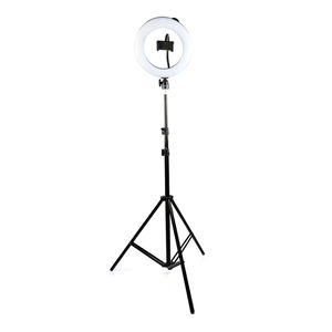 الجمال التصوير إضاءة صور 10 بوصة 26 سنتيمتر led مصباح مصمم على شكل حلقة مع 2.1m حامل ثلاثي القوائم selfie مصباح مصمم على شكل حلقة - Product Image 1