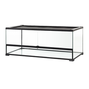 34.2 Gal 129.6 L Horizontal Reptile Tank Snake Enclosure Gecko Terrarium Lizard Tank Black Glass Terrariums